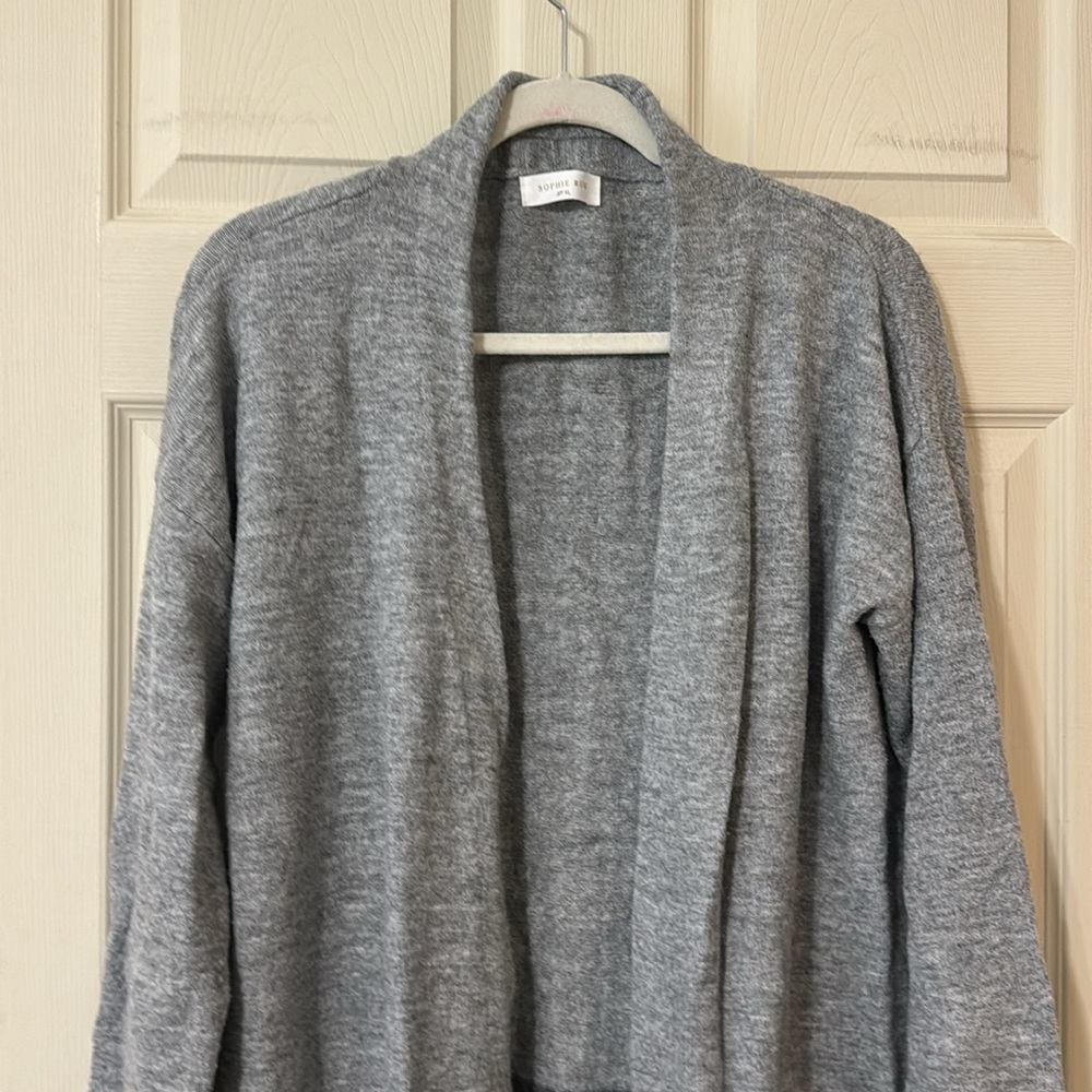 Sophie Rue Long Color-block Cardigan - Picture 3 of 6